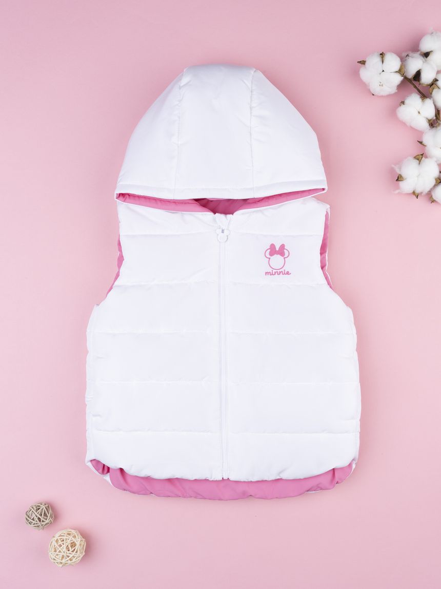 Gilet bimba minnie bianco