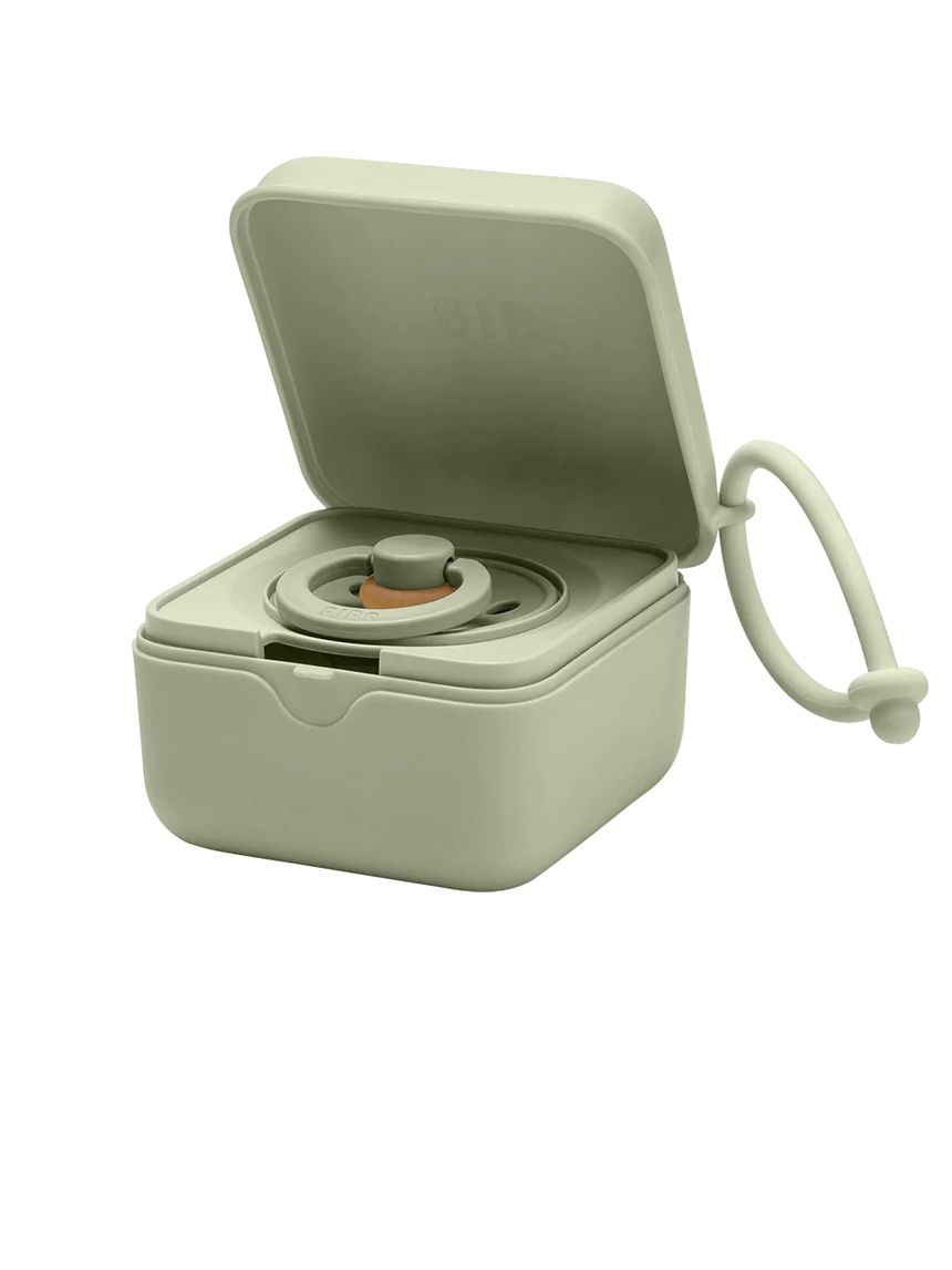 Scatola porta ciuccio salvia - bibs