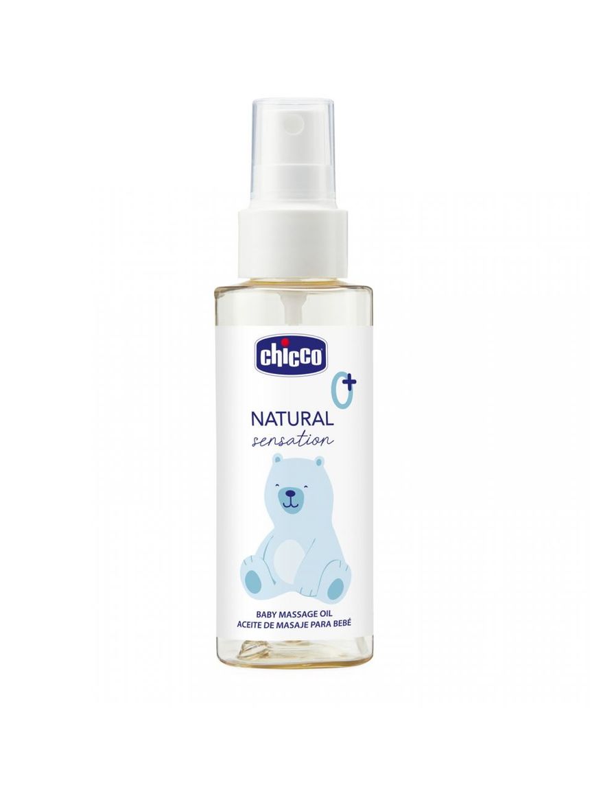 Baby olio massaggio natural sensation 100ml - chicco