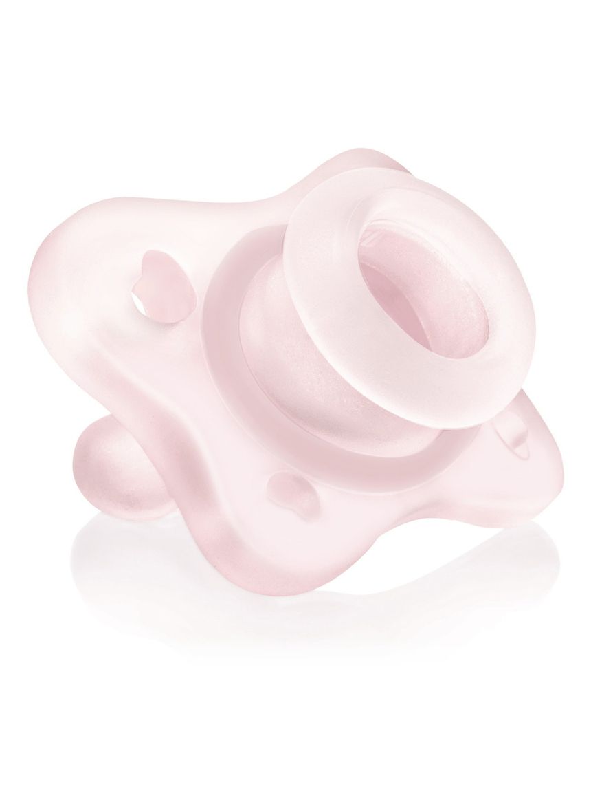 Gommottino silicone rosa 0-2 mesi - 2 pz - chicco