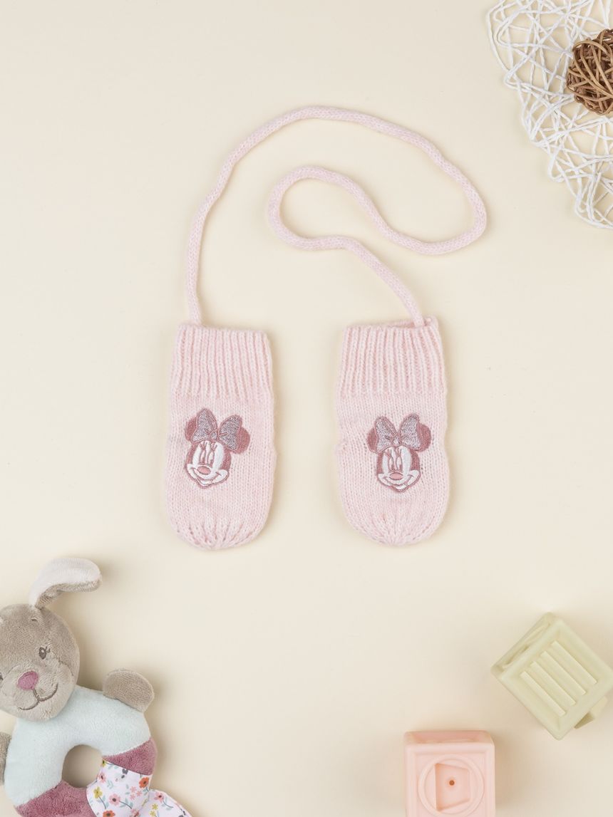 Muffole rosa bambina disney minnie