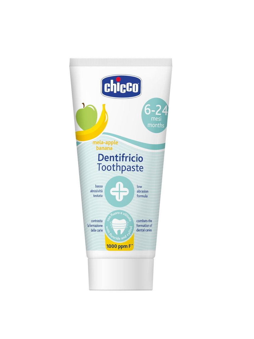 Dentifricio mela banana 50 ml 6m+ con fluoro - chicco