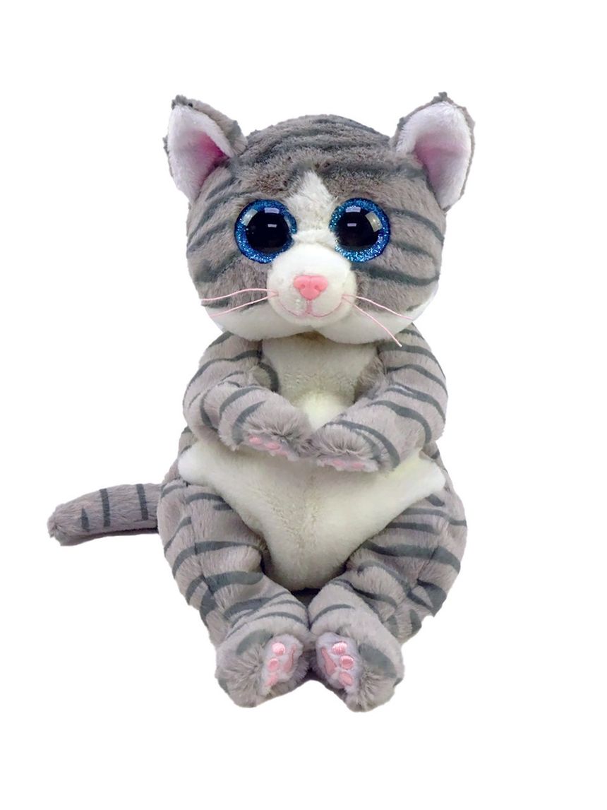 Bellies - mitzi il gatto grigio tigrato con occhi azzurri grandi e glitter - 20 -3+ -