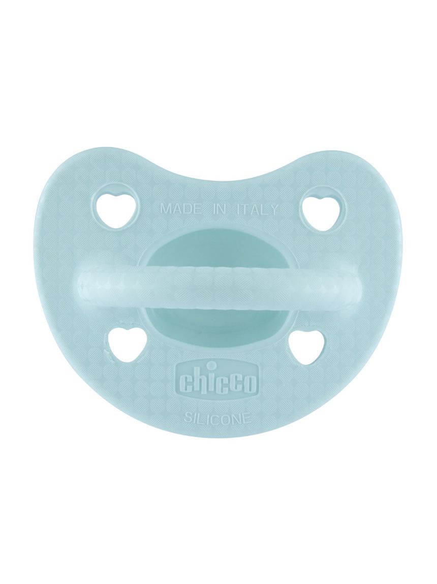 Gommotto silicone luxe 2-6m 1pz azzurro - chicco