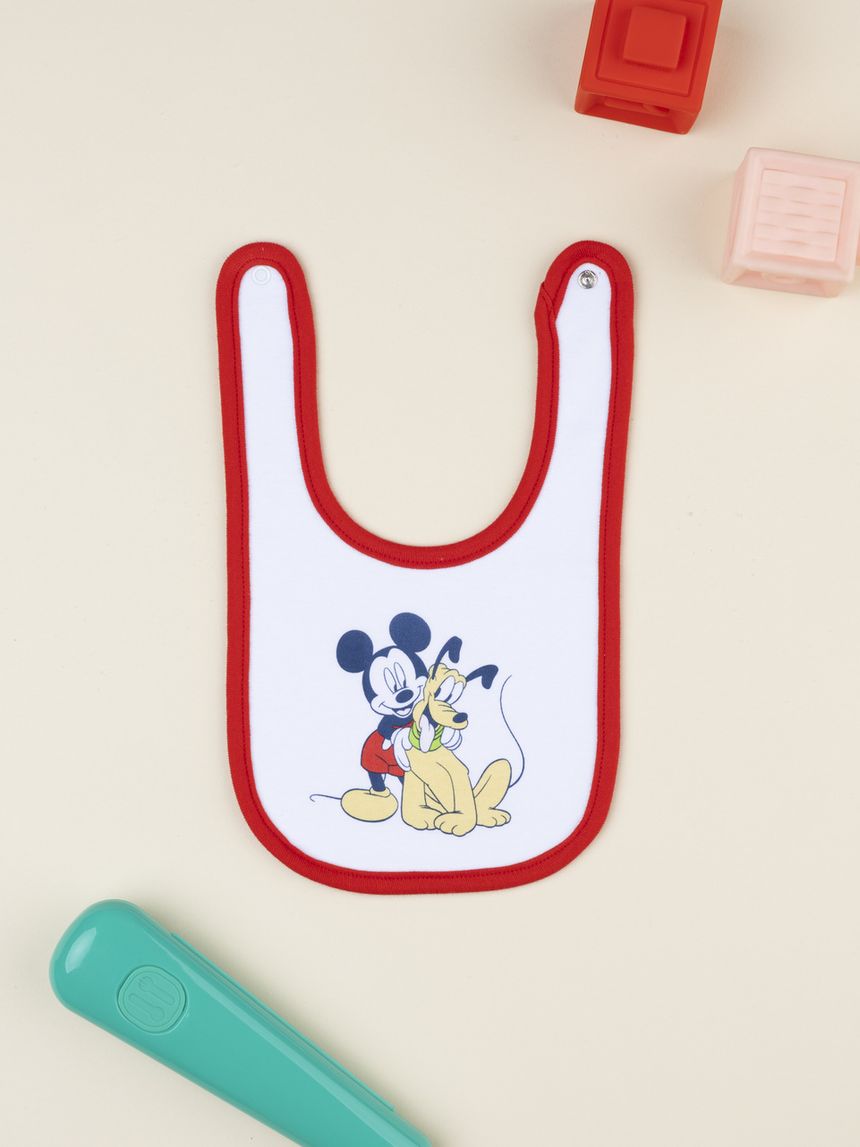 Bavaglino bimbo mickey mouse