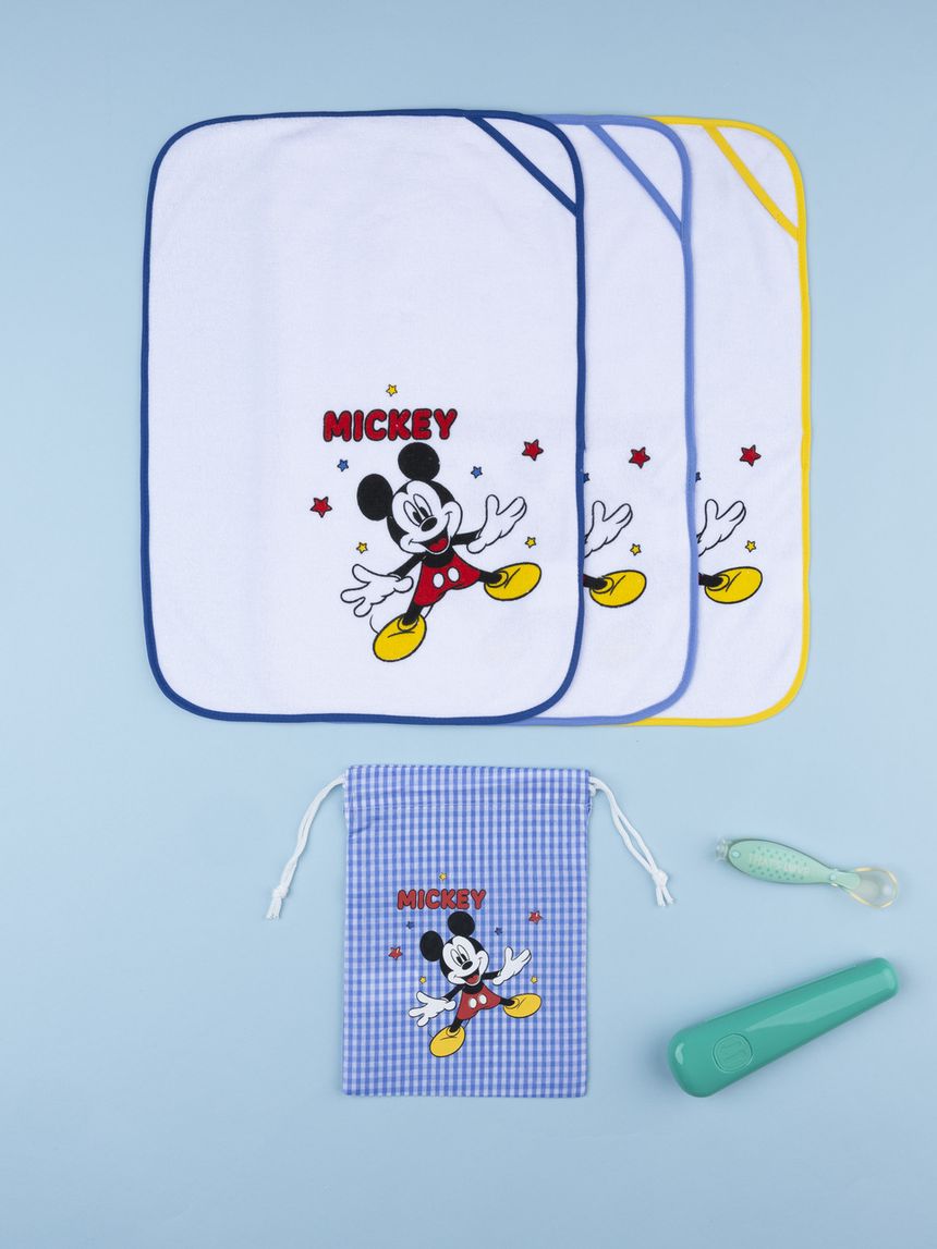Set asilo 3 asciugamani topolino