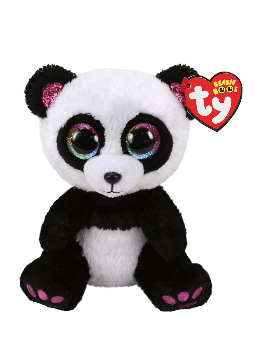 Boos - paris il panda con occhi arcobaleno grandi e glitter - 15 cm -3+ -