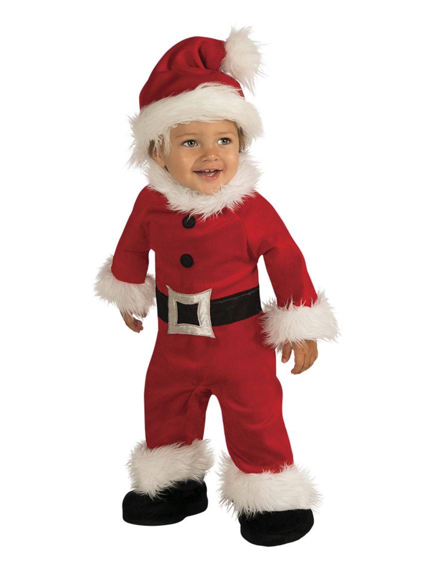 Costume babbo natale infantile lusso – 6+ mesi – rubies
