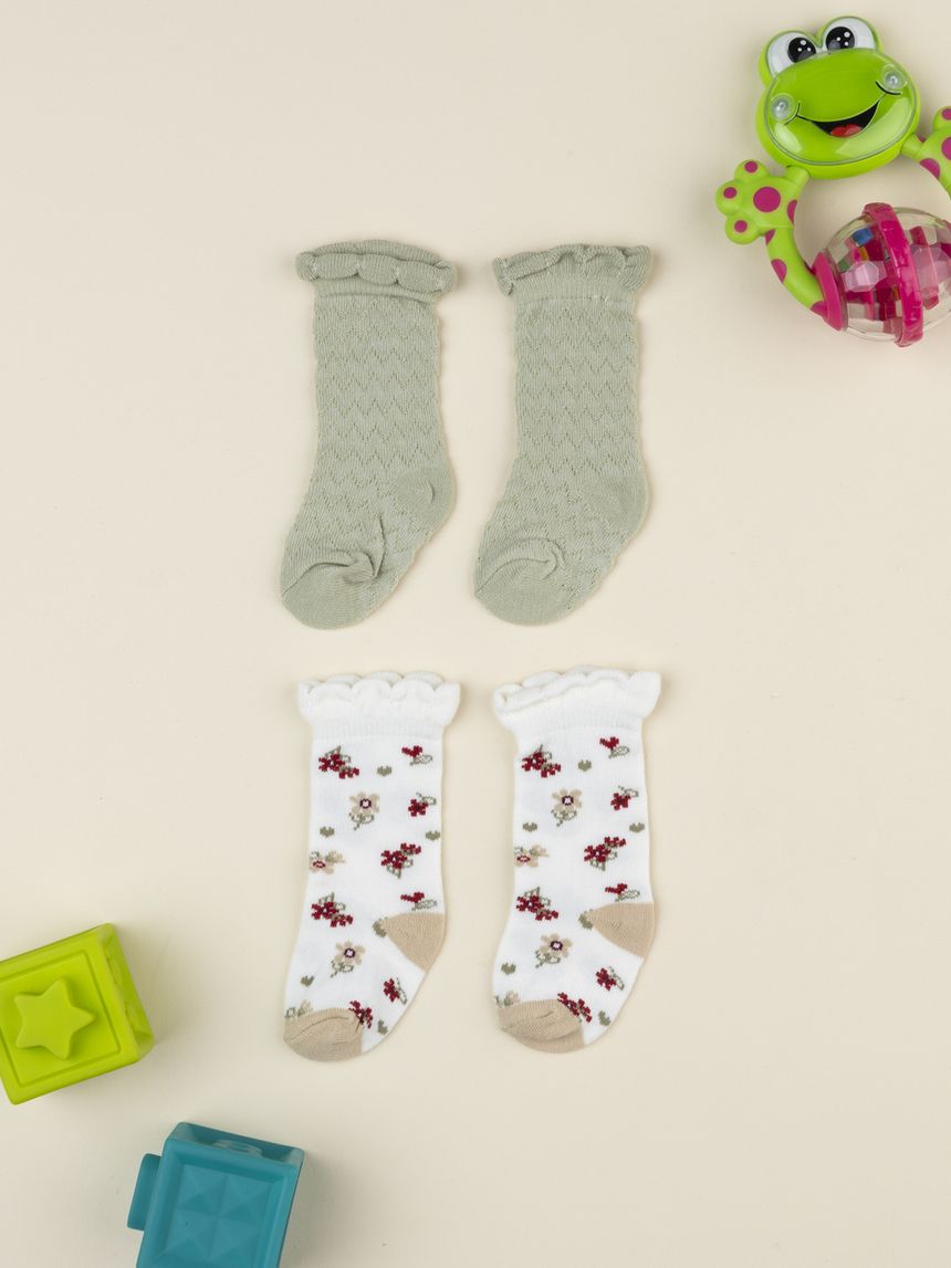 Pack 2 calze bimba soft cotone