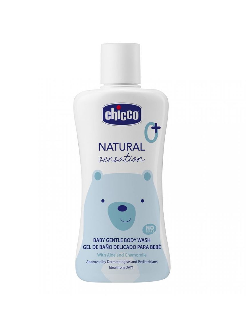 Baby detergente corpo natural sensation 200ml - chicco