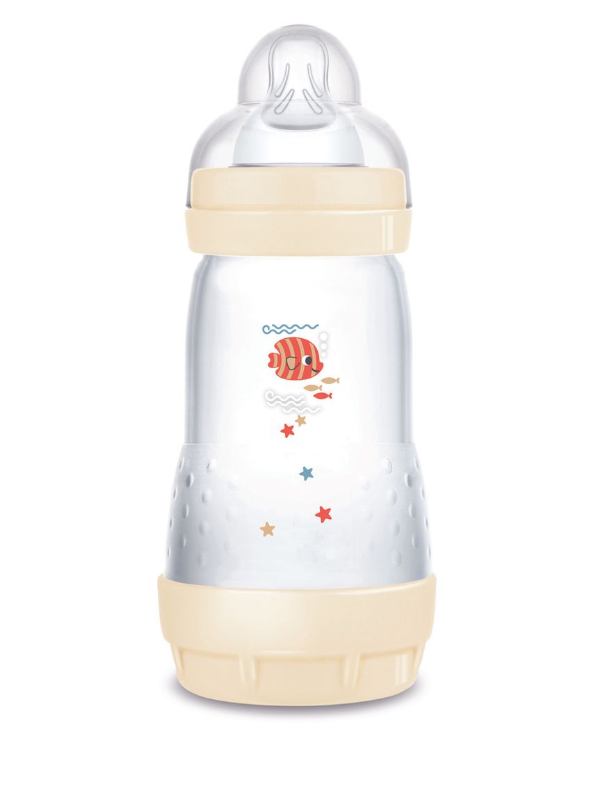 Biberon easy start 260ml bio-circolare conf. singola beige - mam