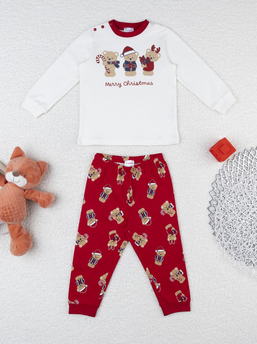 Pigiama famiglia natalizio bimbo orsetti