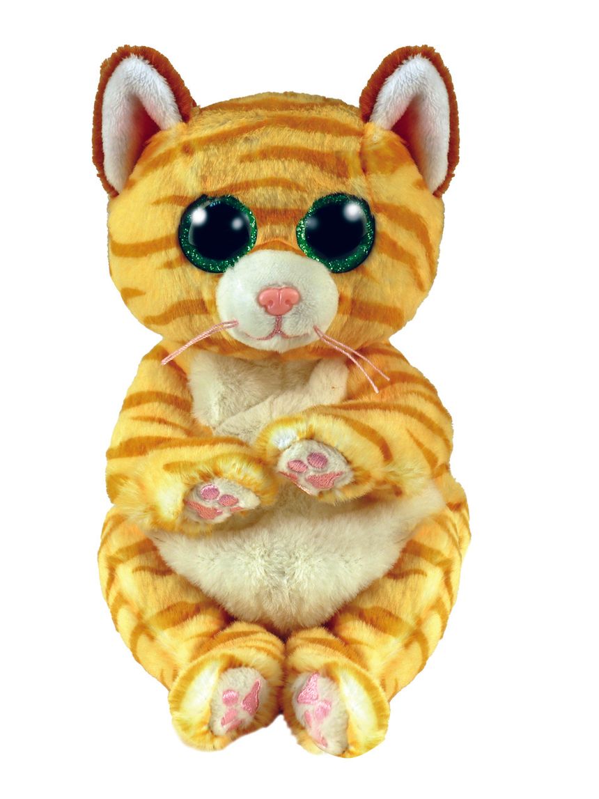 Bellies - mango il gatto arancione con occhioni verdi glitterati - 20 cm -3+ -