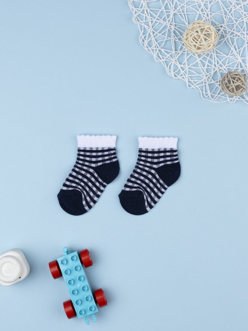 Calze corte bimba vichy