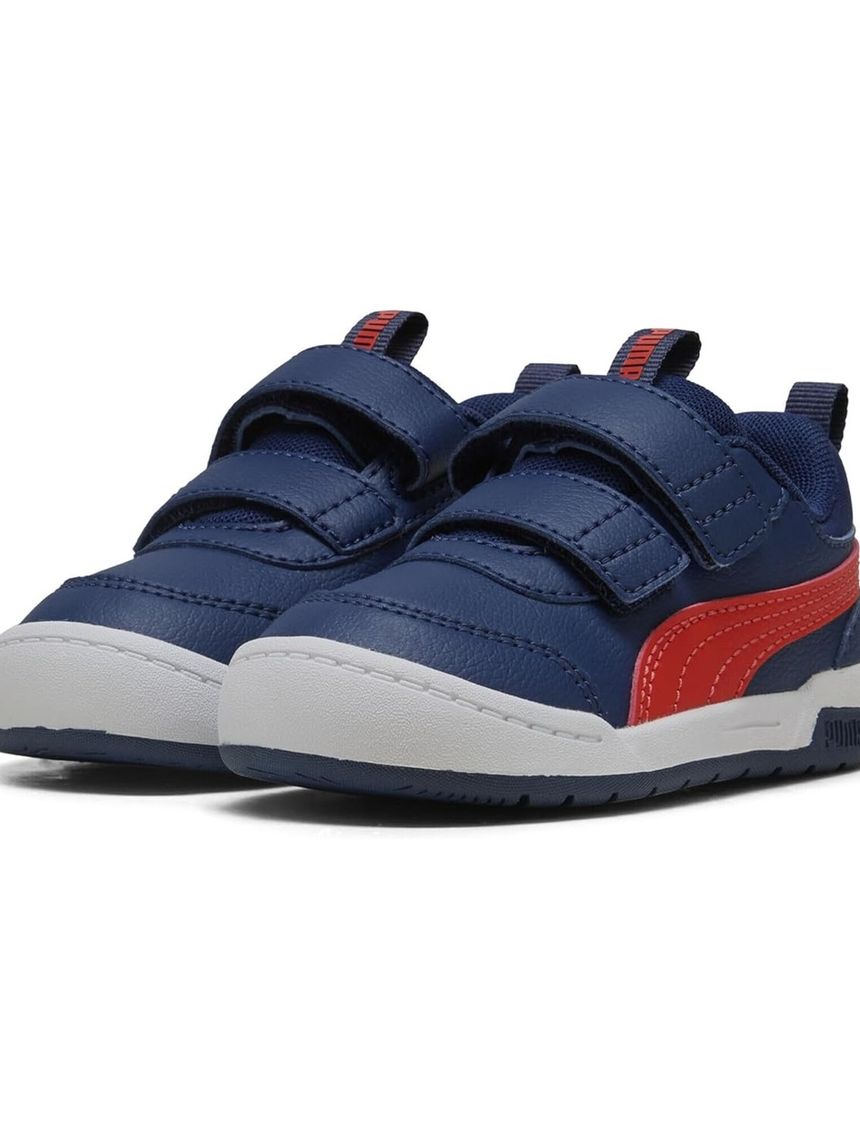 Sneakers puma bambino multiflex blu/rosso