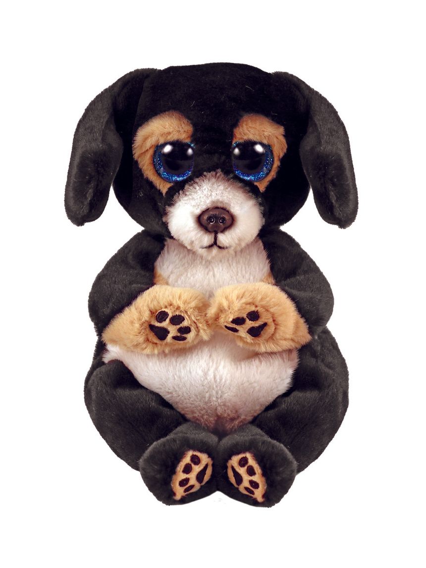 Bellies - ranger il cane nero e bianco con occhioni azzurri glitterati - 20 cm -3+ -