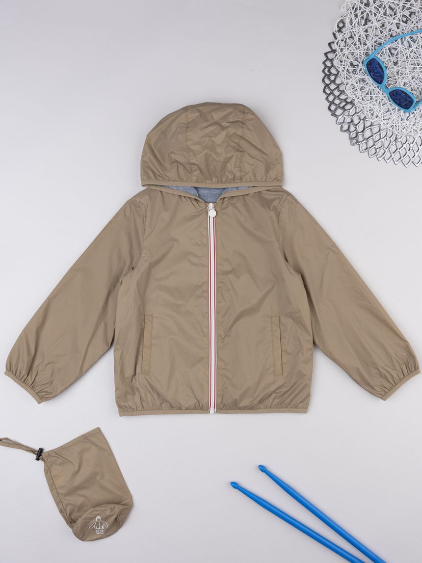 K-way + bag bimbo marrone