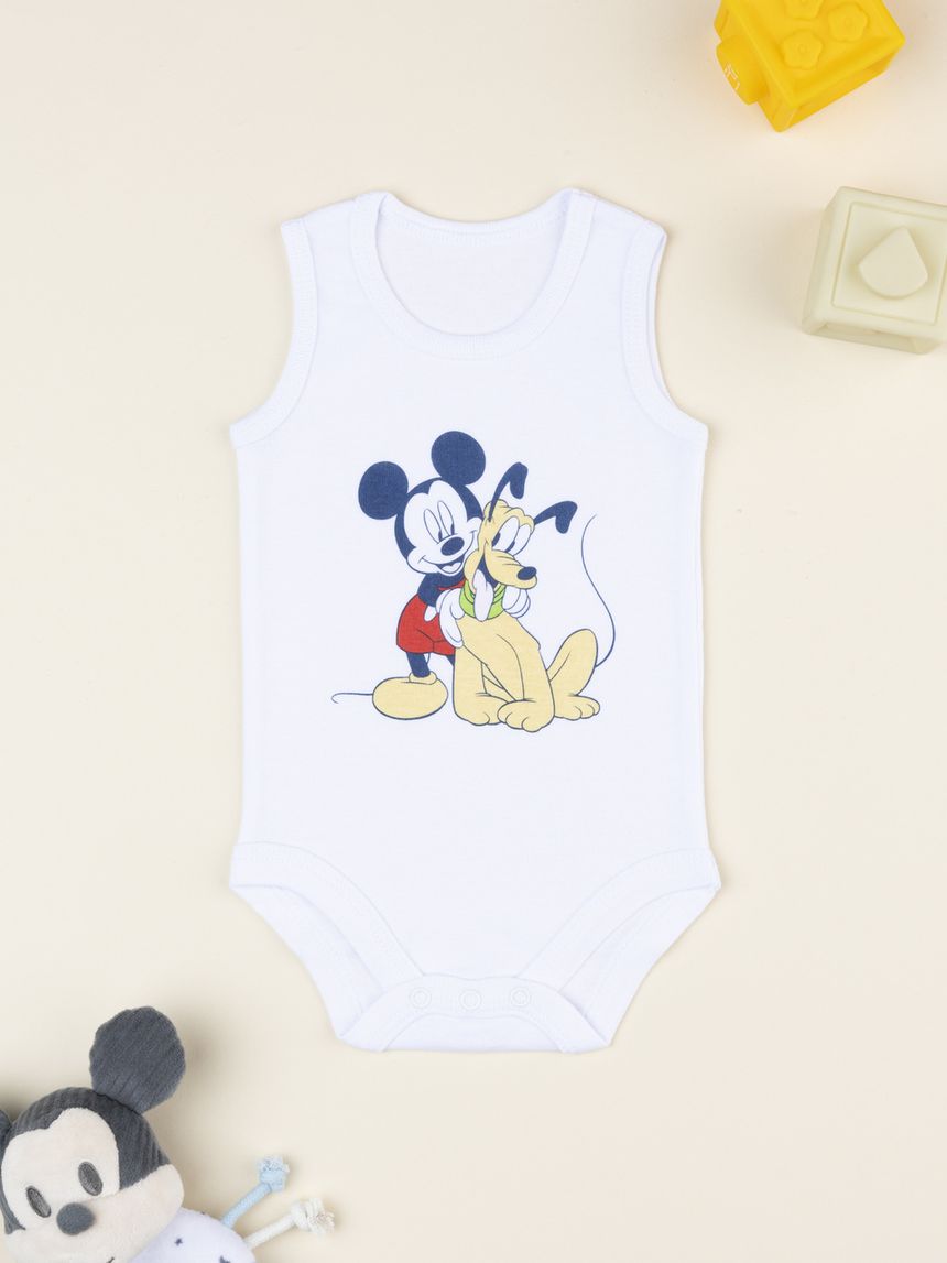 Body bimbo spalla larga mickey mouse