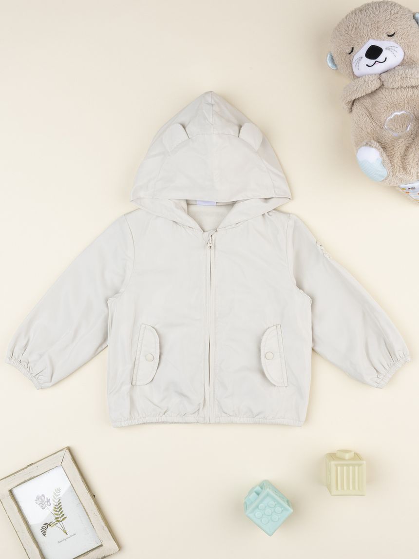 Giacca bimbo beige orsetto