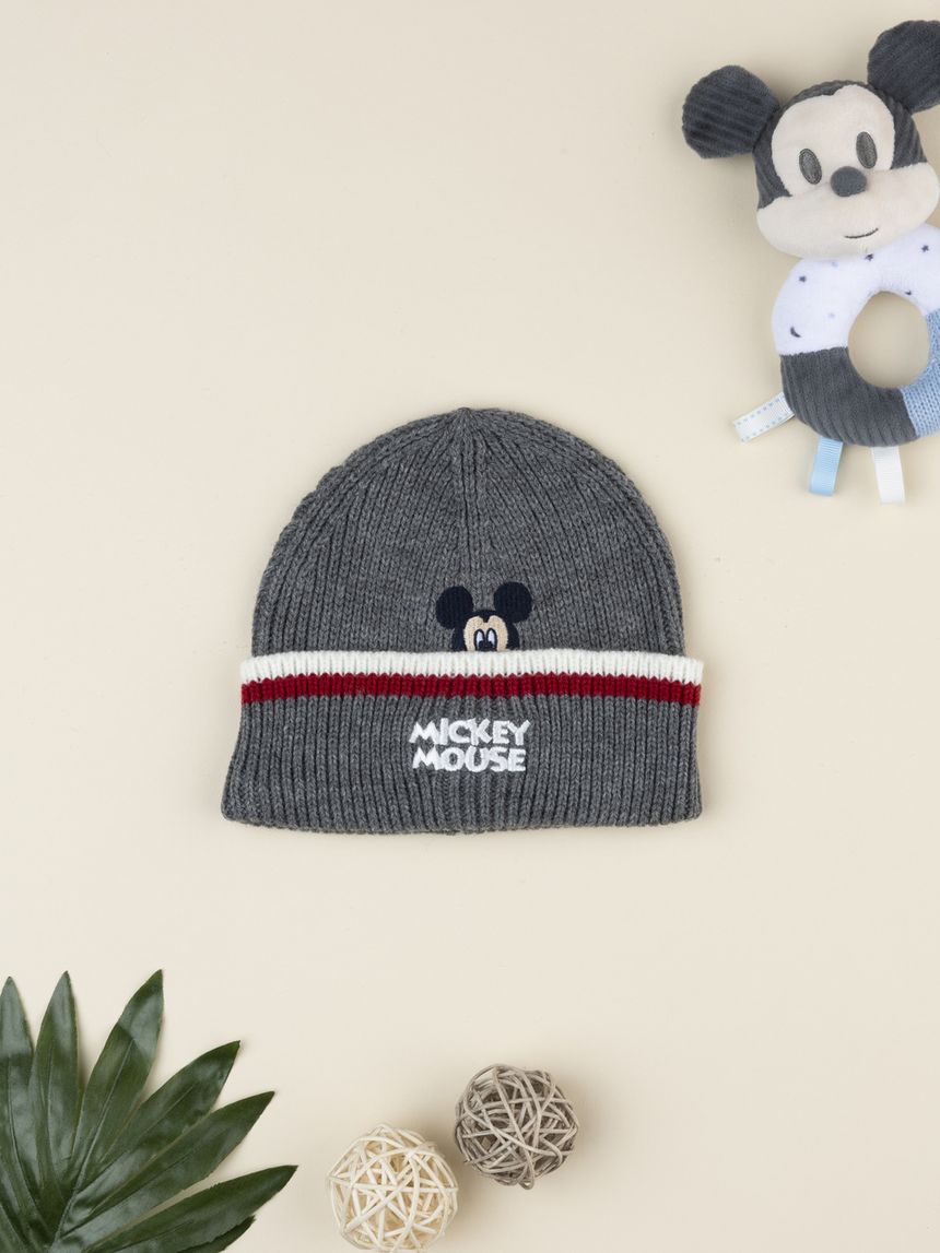 Berretto grigio bambino disney topolino