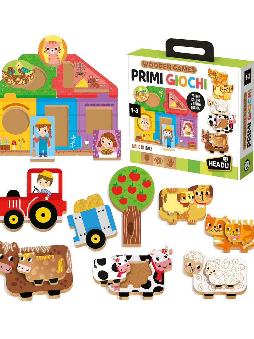 I miei primi giochi in legno – 1+  – headu
