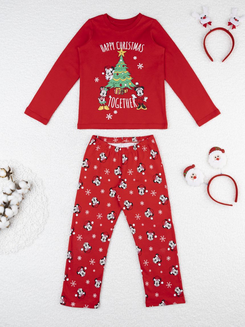 Pigiama disney natale da bambina