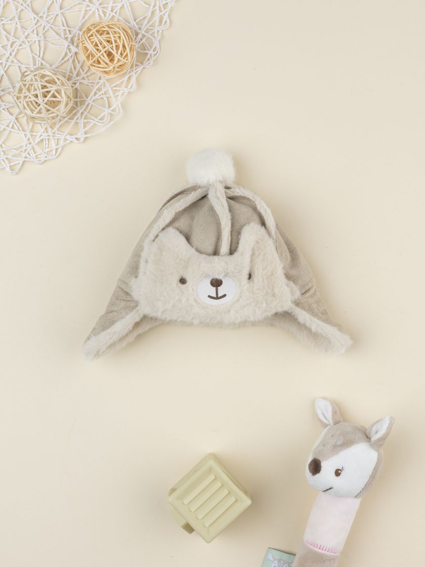 Cappello neonato orsetto
