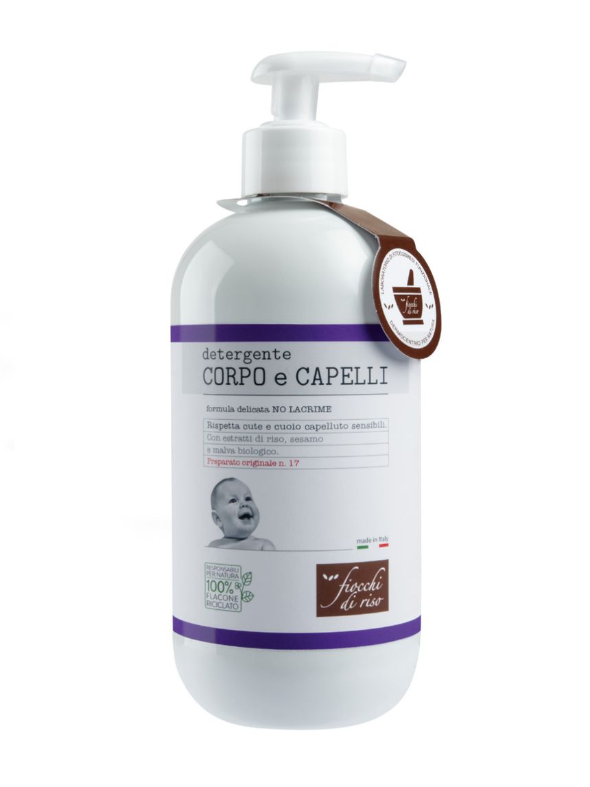 Detergente corpo e capelli 400ml - fiocchi di riso