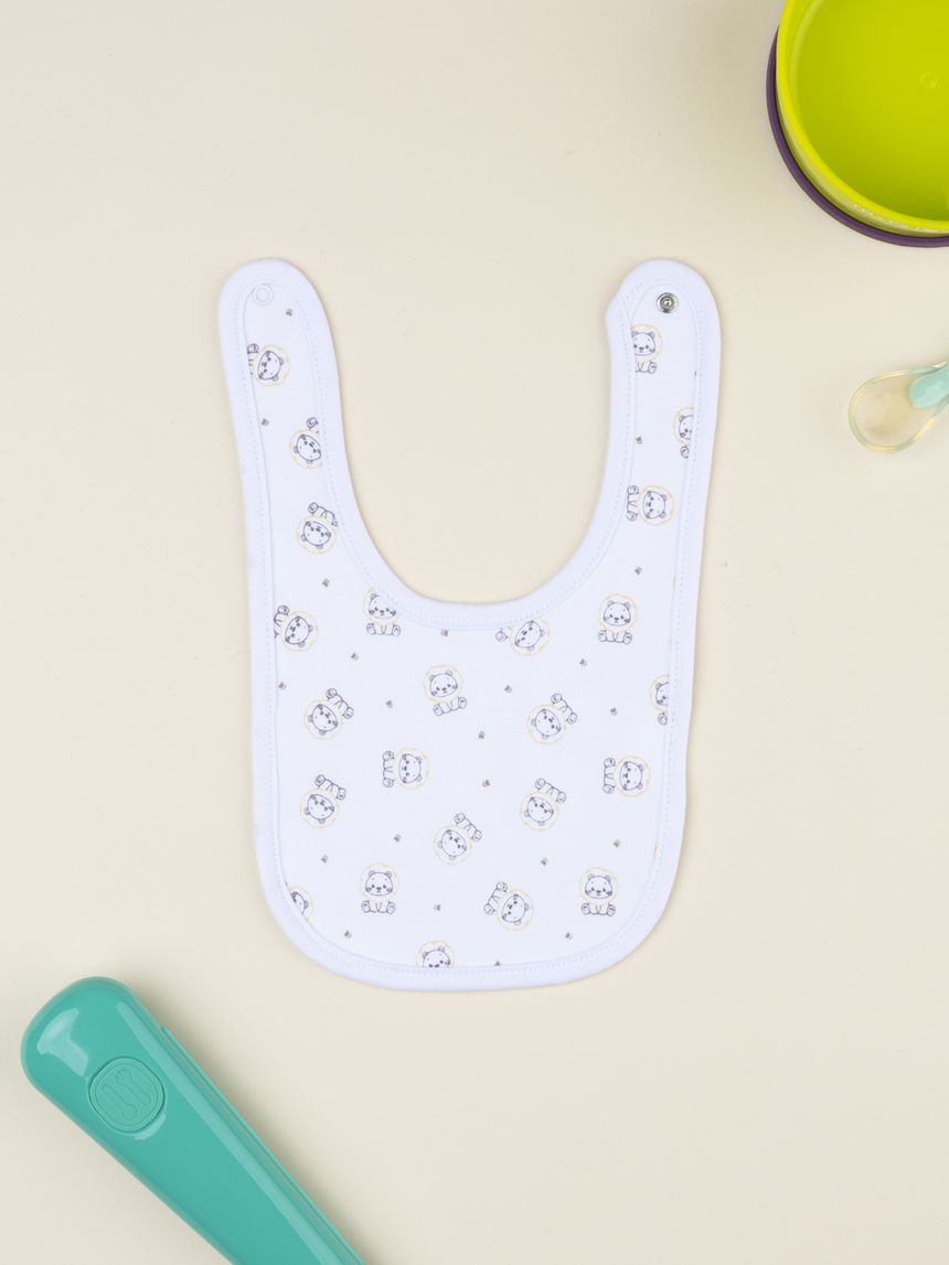 Bavaglino neonato leoni