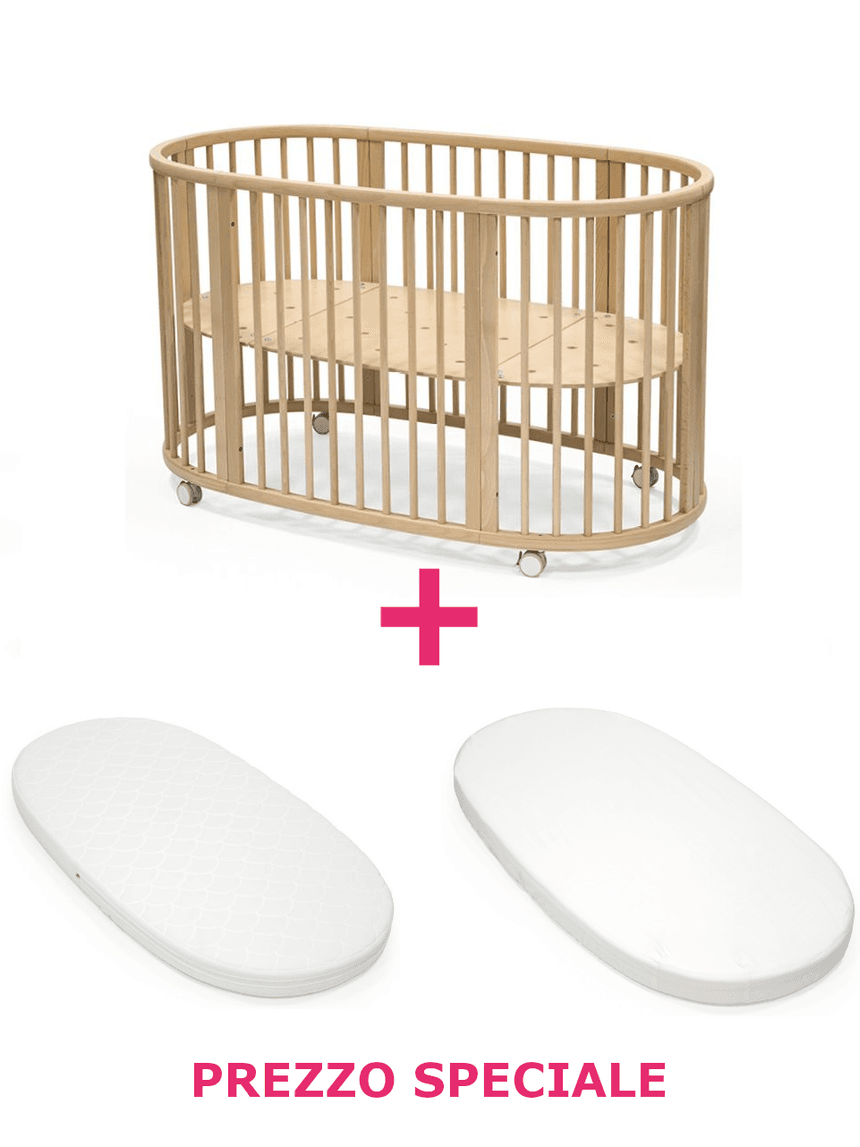 Letto sleepi natural v3 + mattress v3 e lenzuolo a un prezzo speciale – stokke®