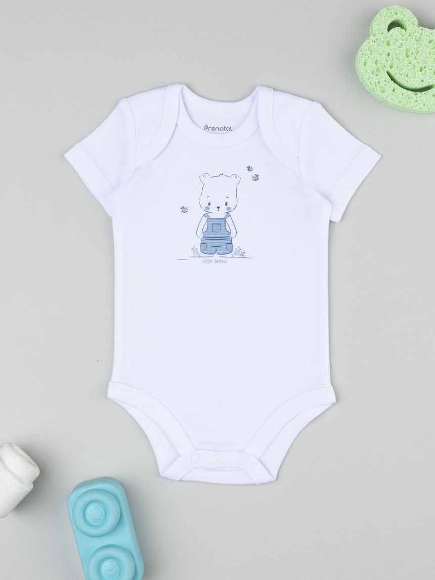 Body mezza manica bimbo orsetto