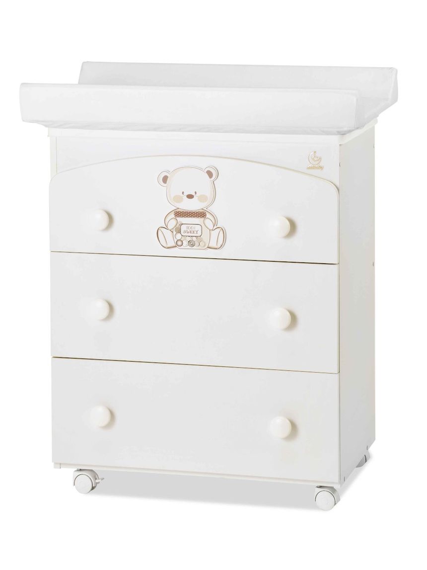 Bagnetto cassettiera mon amour bianco - italbaby