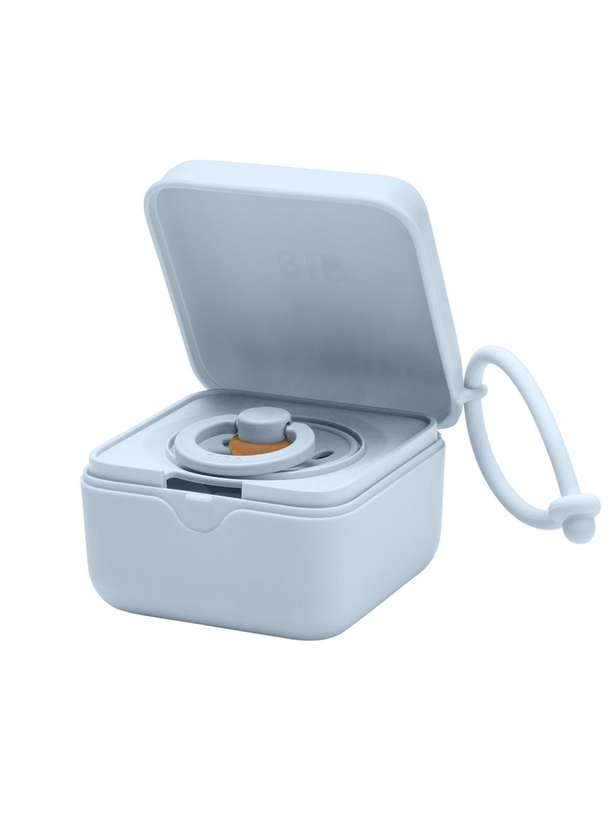 Scatola porta ciuccio bably blu- bibs