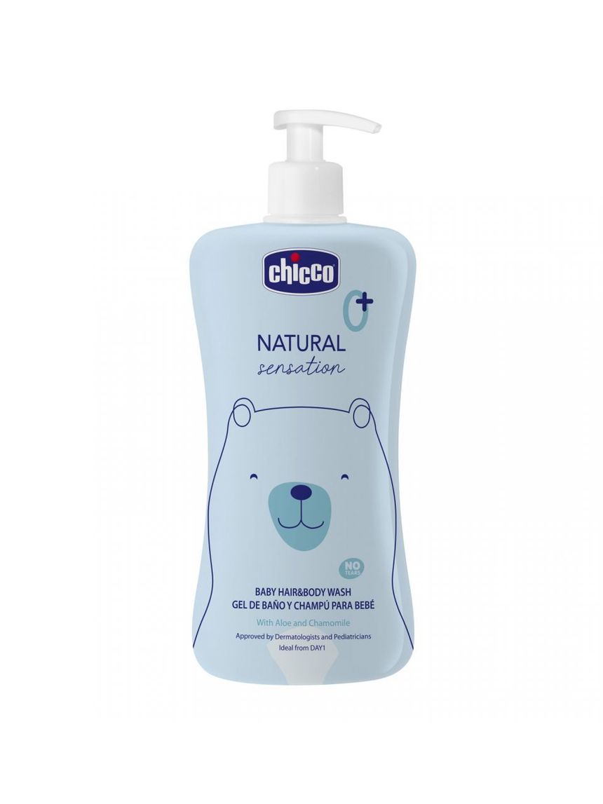 Baby detergente corpo&capelli natural sensation 500 ml - chicco