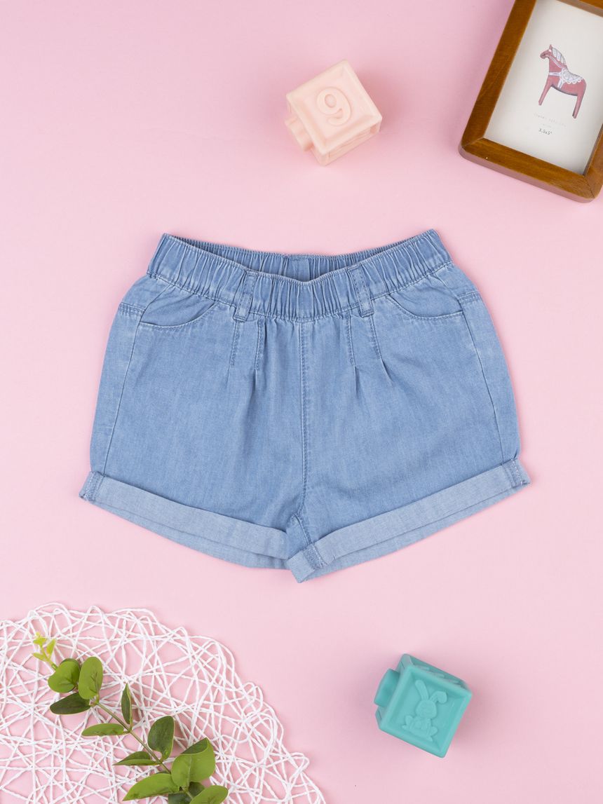 Shorts bimba denim