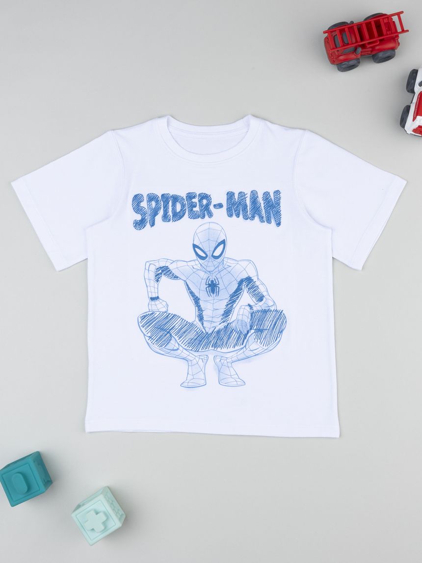 T-shirt maniche corte bimbo spiderman