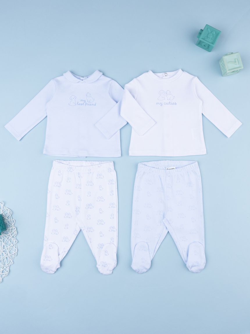 Pack 2 completi neonato cagnolini
