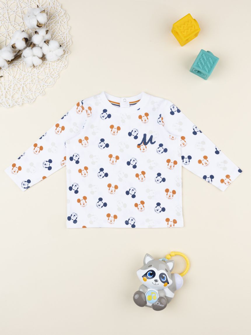 T-shirt bimbo mickey mouse allover