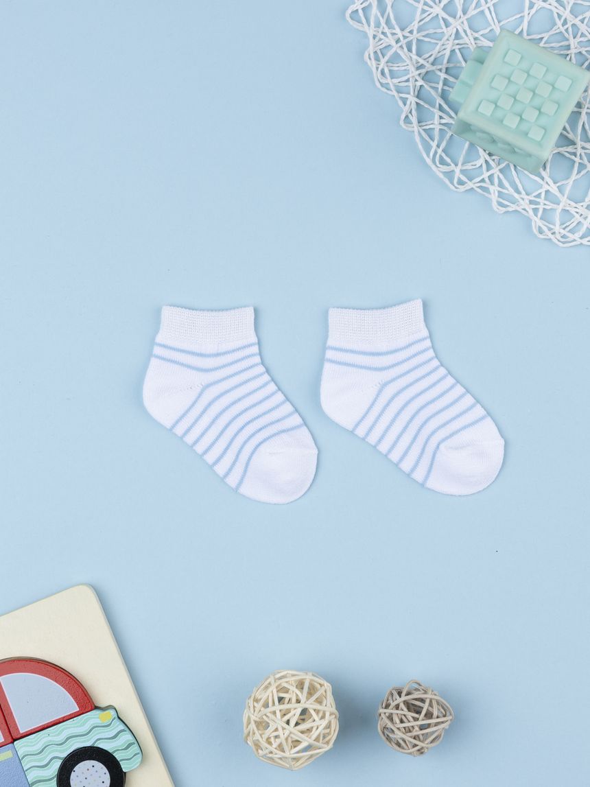 Calze bimbo azzurro/bianco