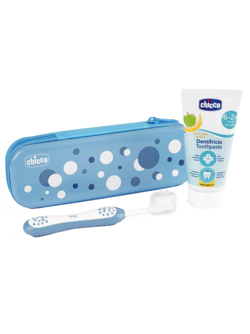 Set dentale 6m+ azzurro - chicco