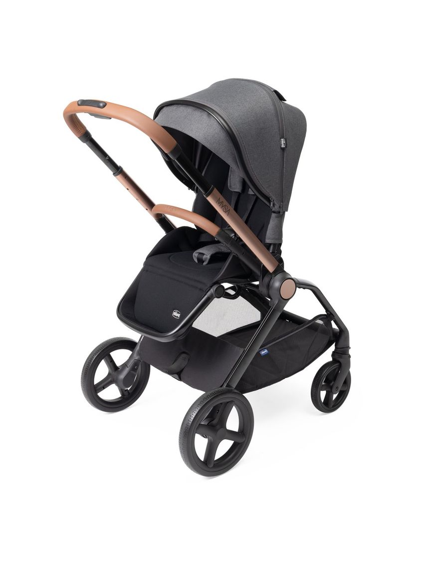 Passeggino mysa black satin - chicco