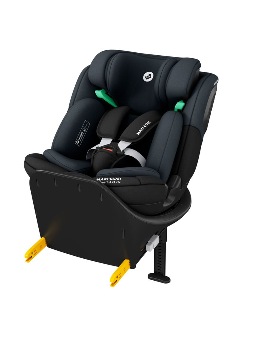 Seggiolino auto emerald 360 s i-size (40-150 cm) tonal black - maxi cosi