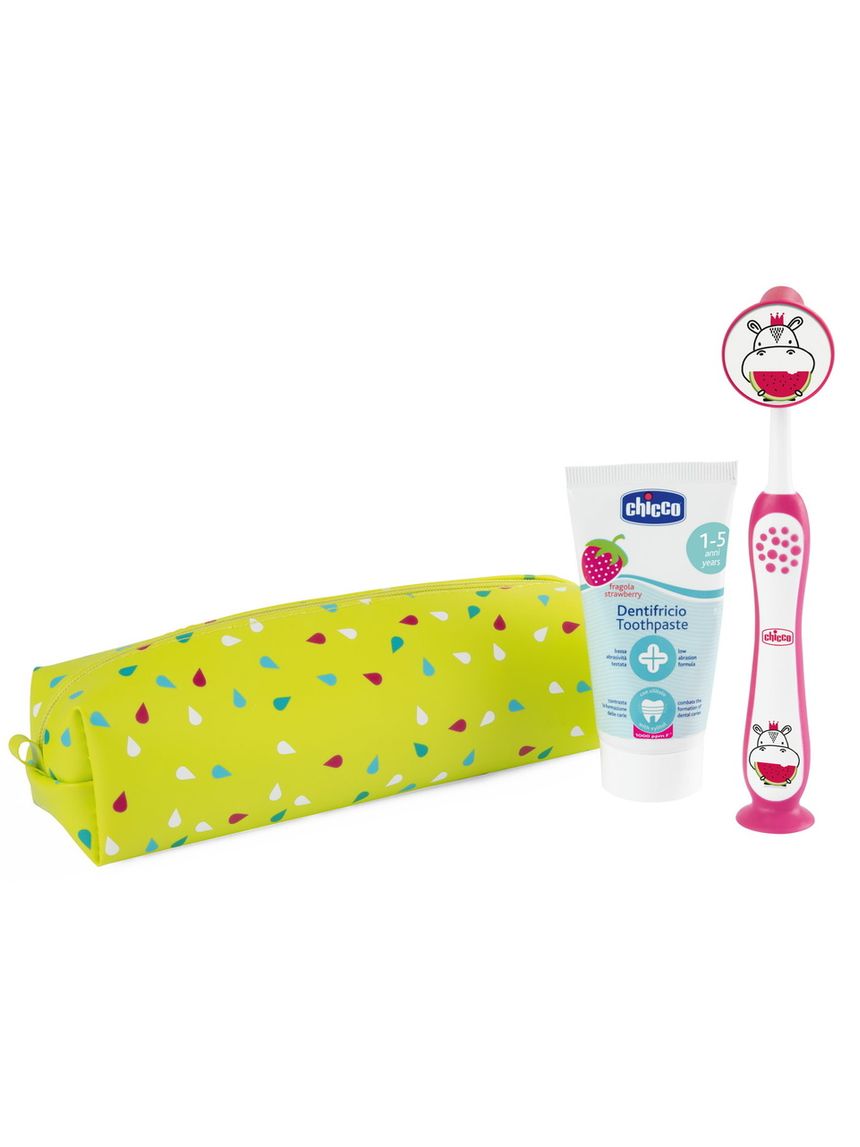Set igiene orale rosa 36m+ chicco