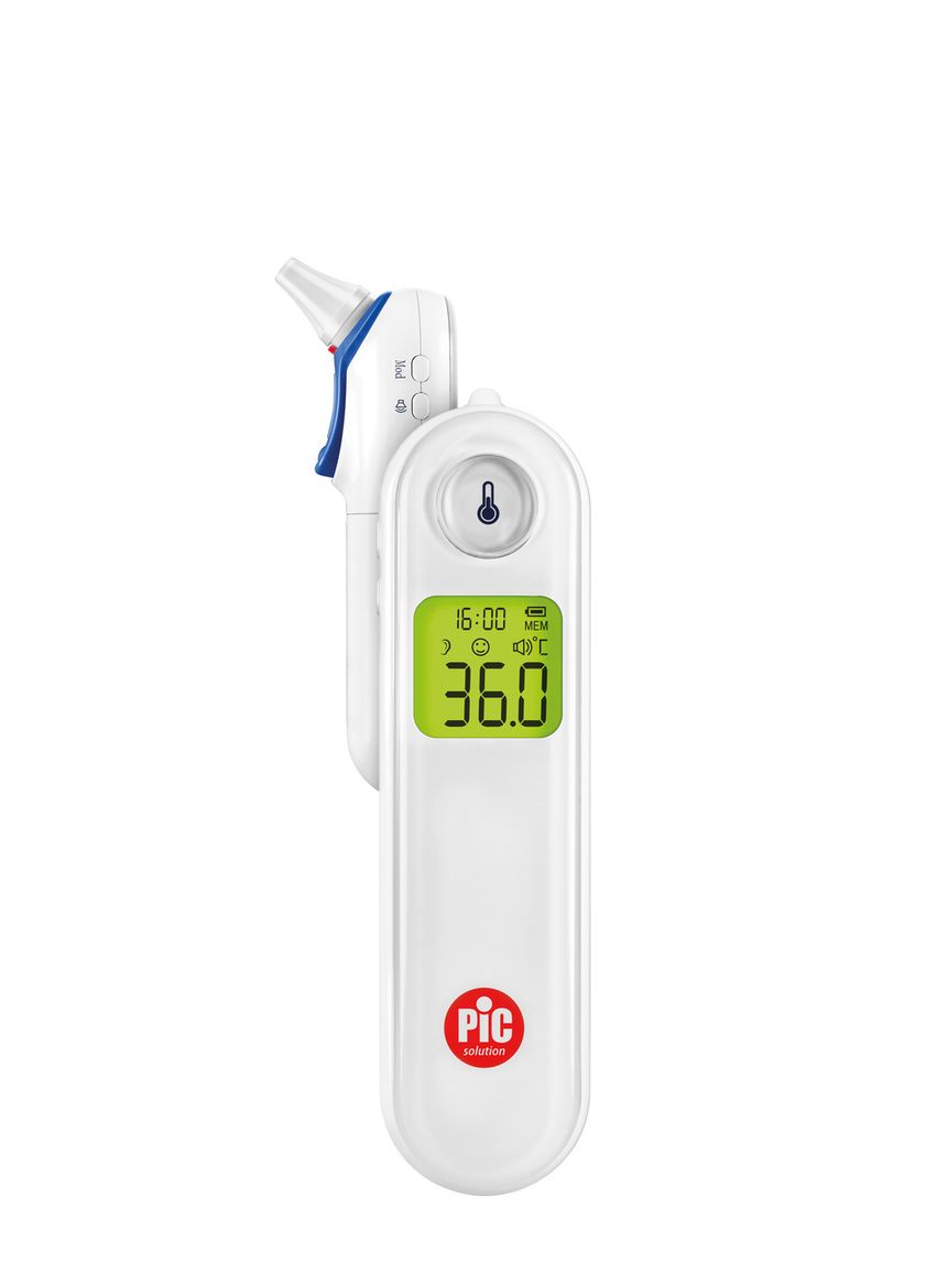 Termometro auricolare infrarossi con coprisonda usa e getta - pic