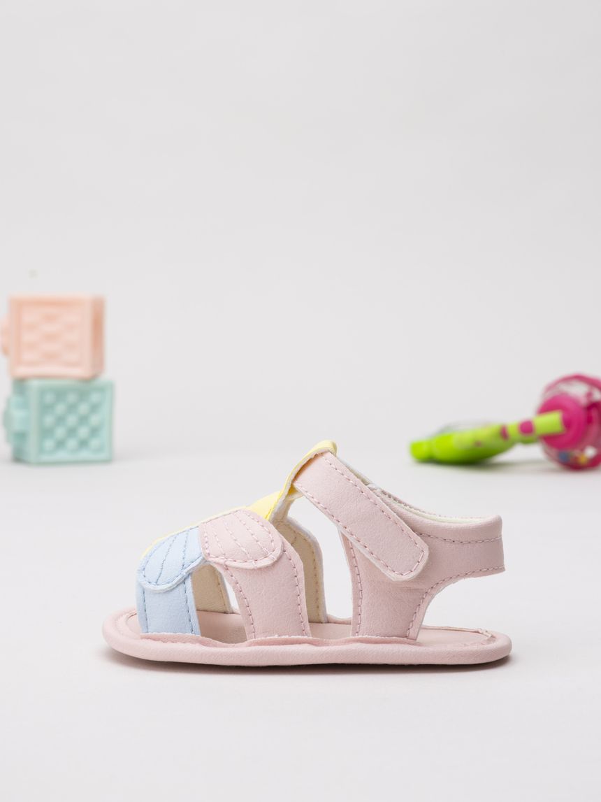 Sandaletto bimba intrecciato