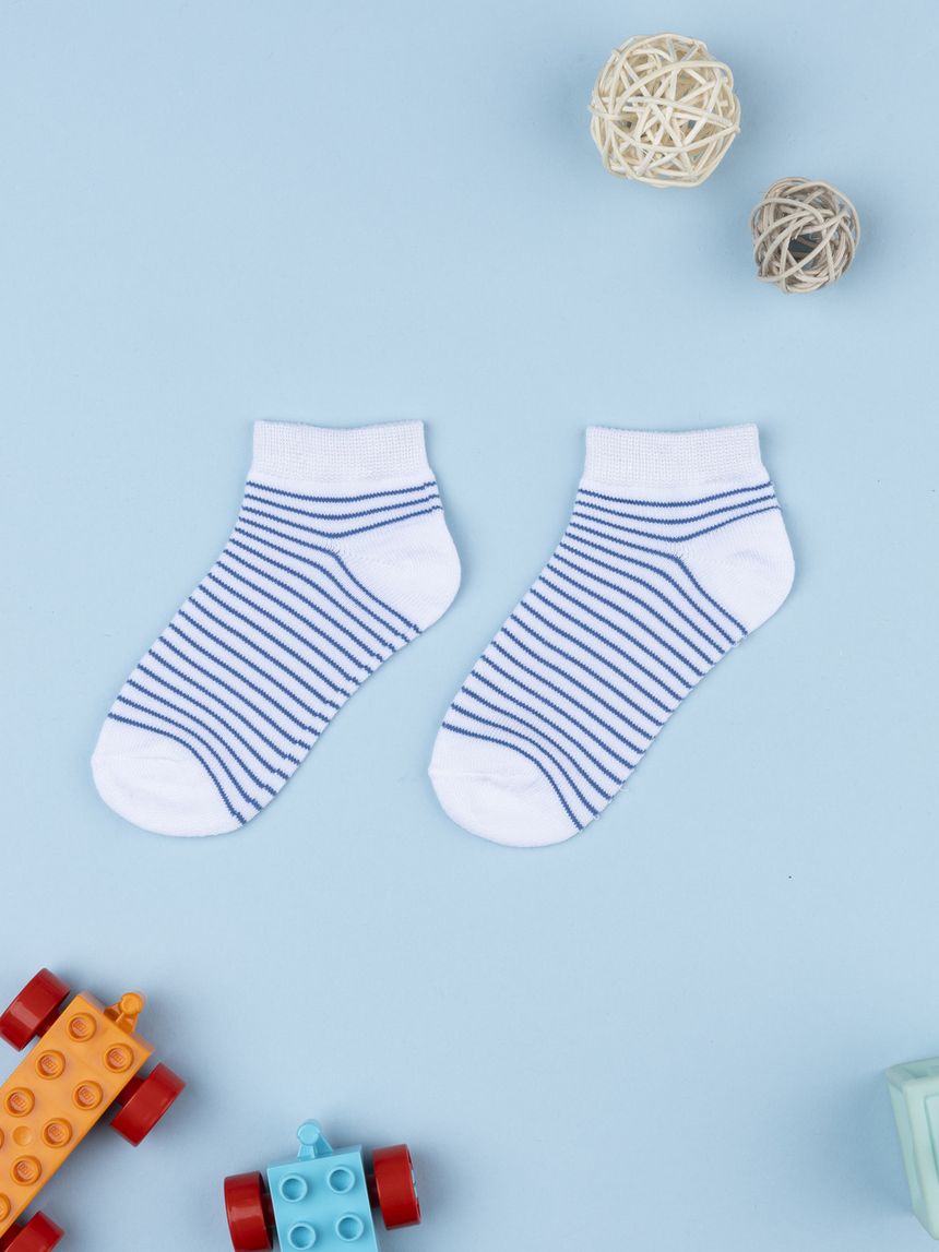 Calze bambino bianco/blu