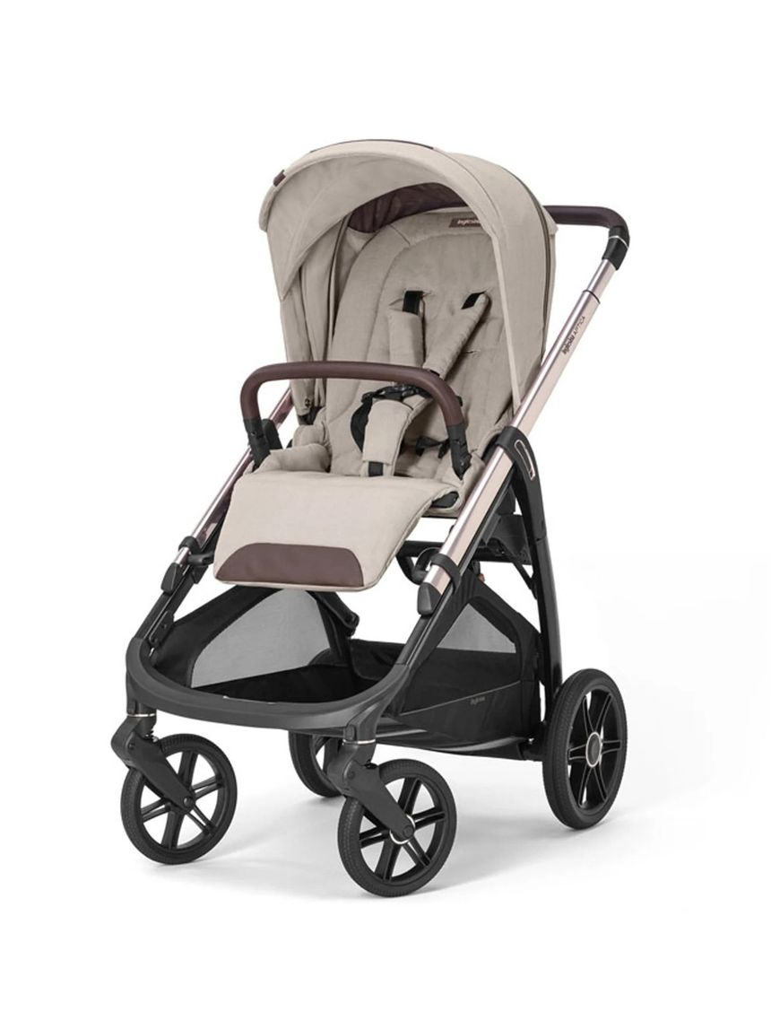Passeggino aptica con telaio palladio black - pashmina beige - inglesina