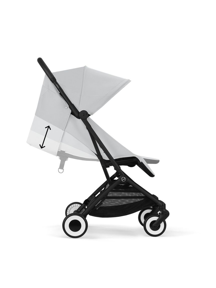 Passeggino orfeo blk fog grey light grey - cybex