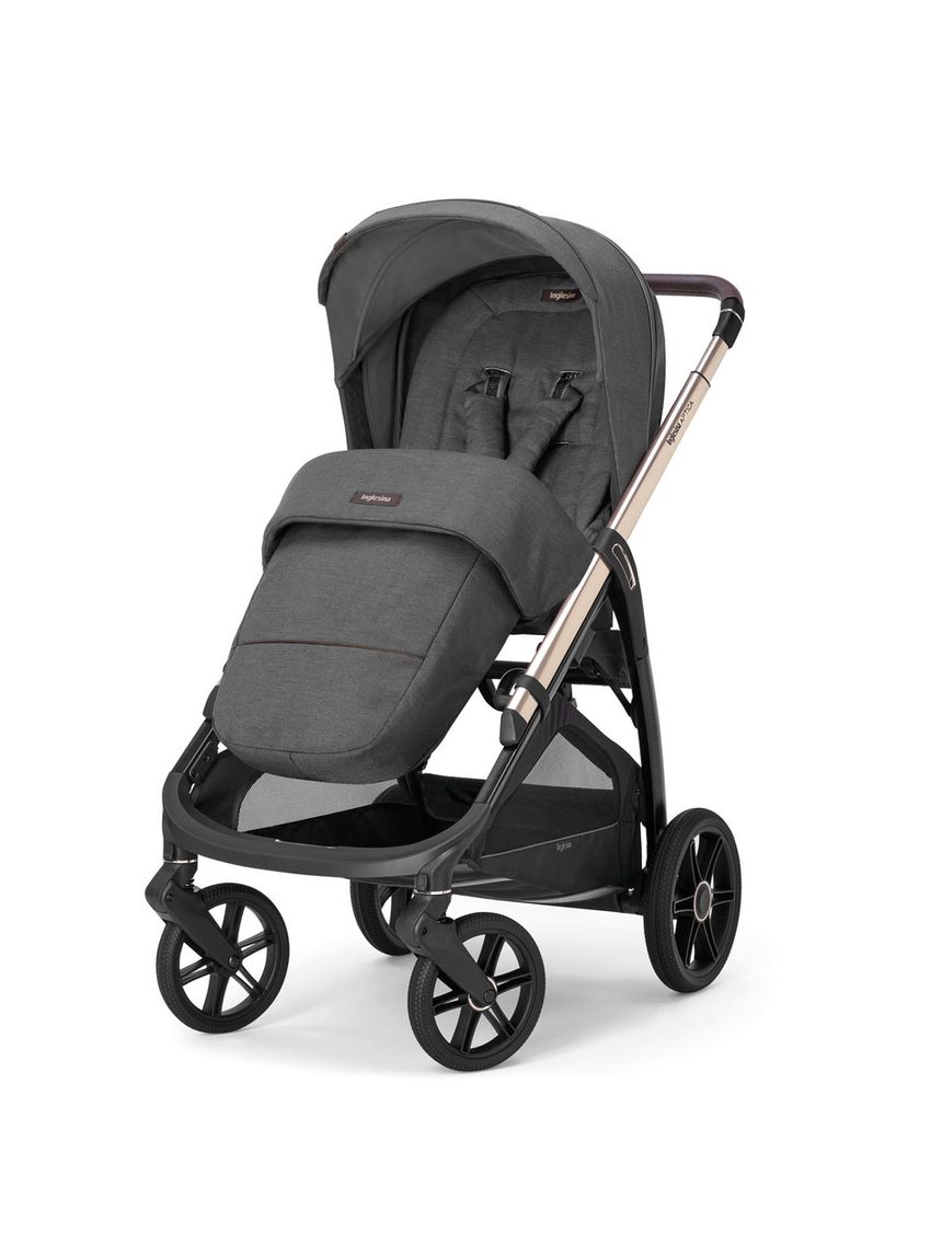 Passeggino aptica con telaio palladio black - velvet grey - inglesina