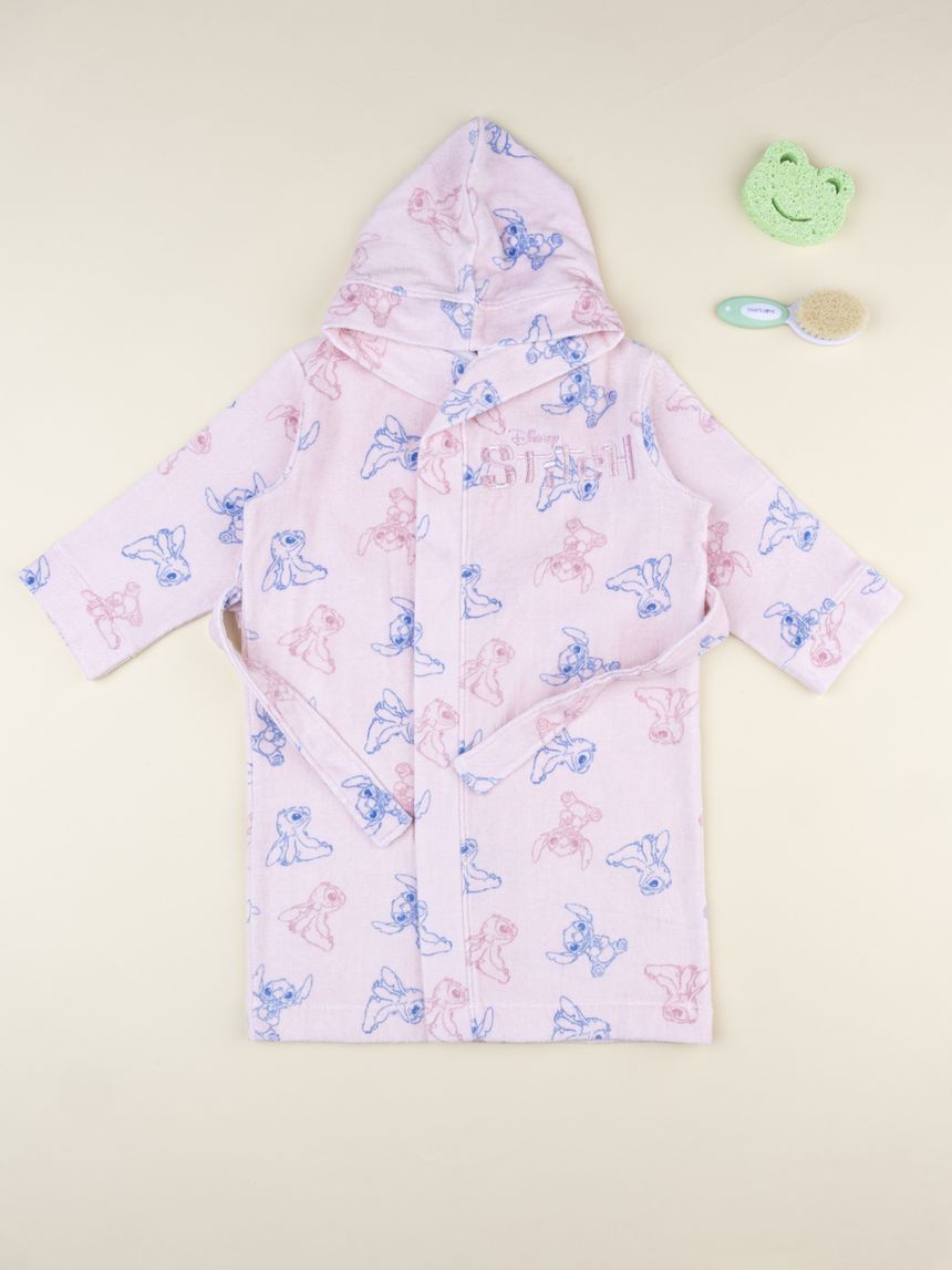 Accappatoio bimba stitch